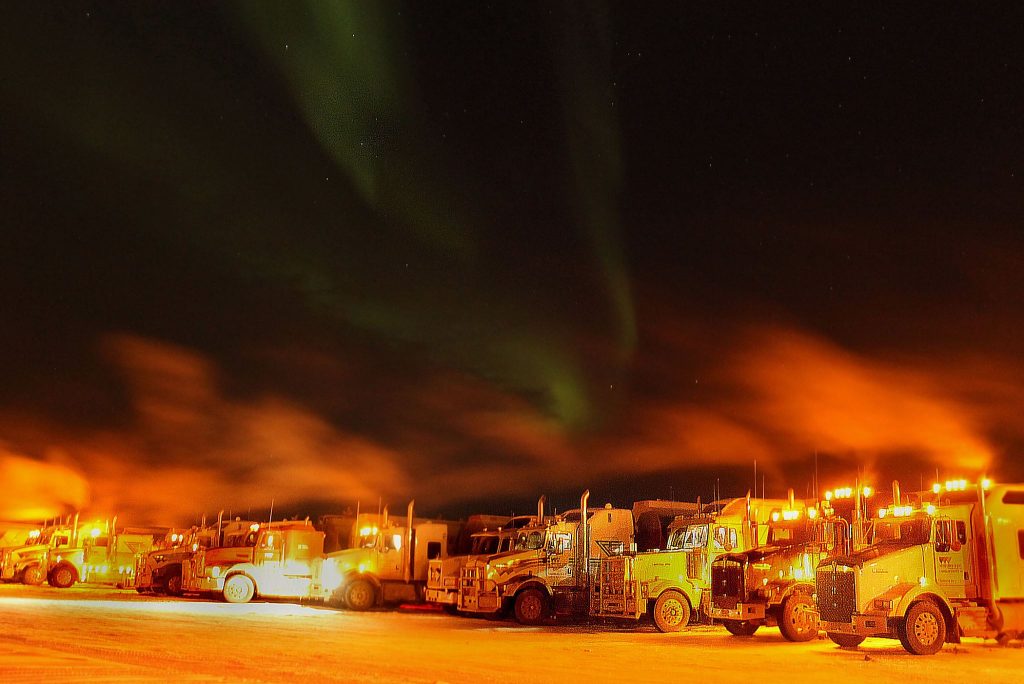 Yellowknife Base Camp Ice Road 2016